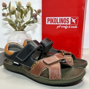Pikolinos Tarifa Leather Double Strap Sandal Cuero 06J-5818C1 Men's 44/10-10.5